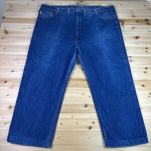 Carhartt Jeans Mens 48 Relaxed Fit Straight Leg Denim Blue Jeans